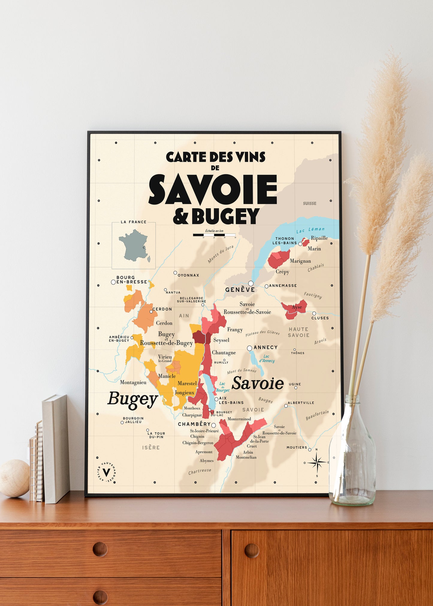 Carte des vins de Savoie