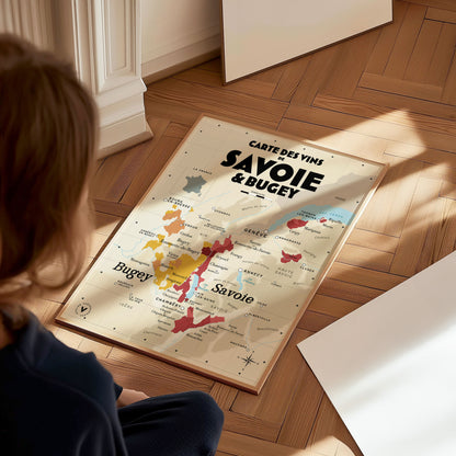 Carte des vins de Savoie