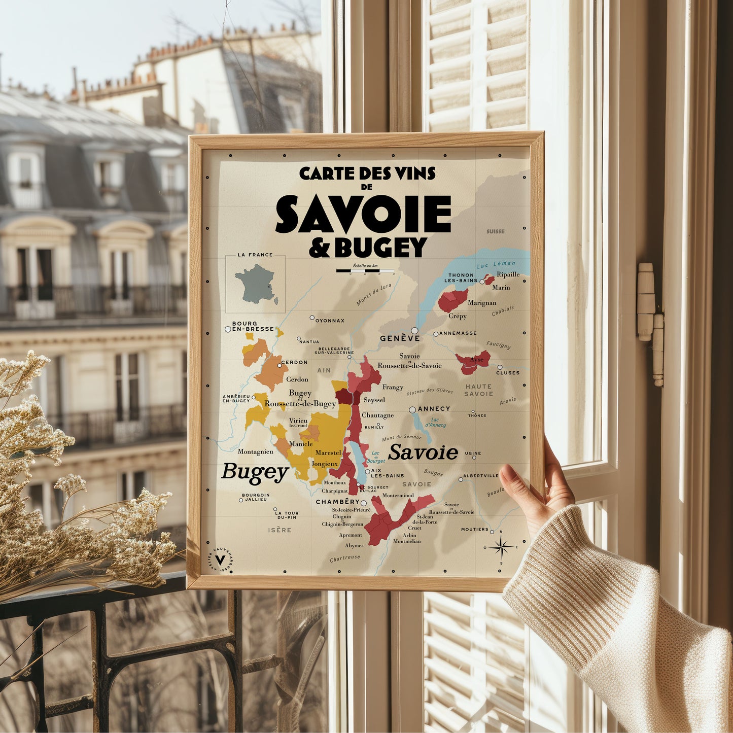 Carte des vins de Savoie