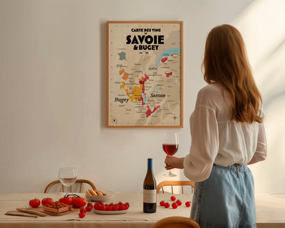 Carte des vins de Savoie