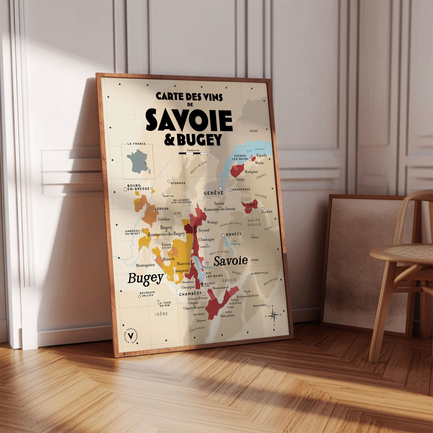 Carte des vins de Savoie